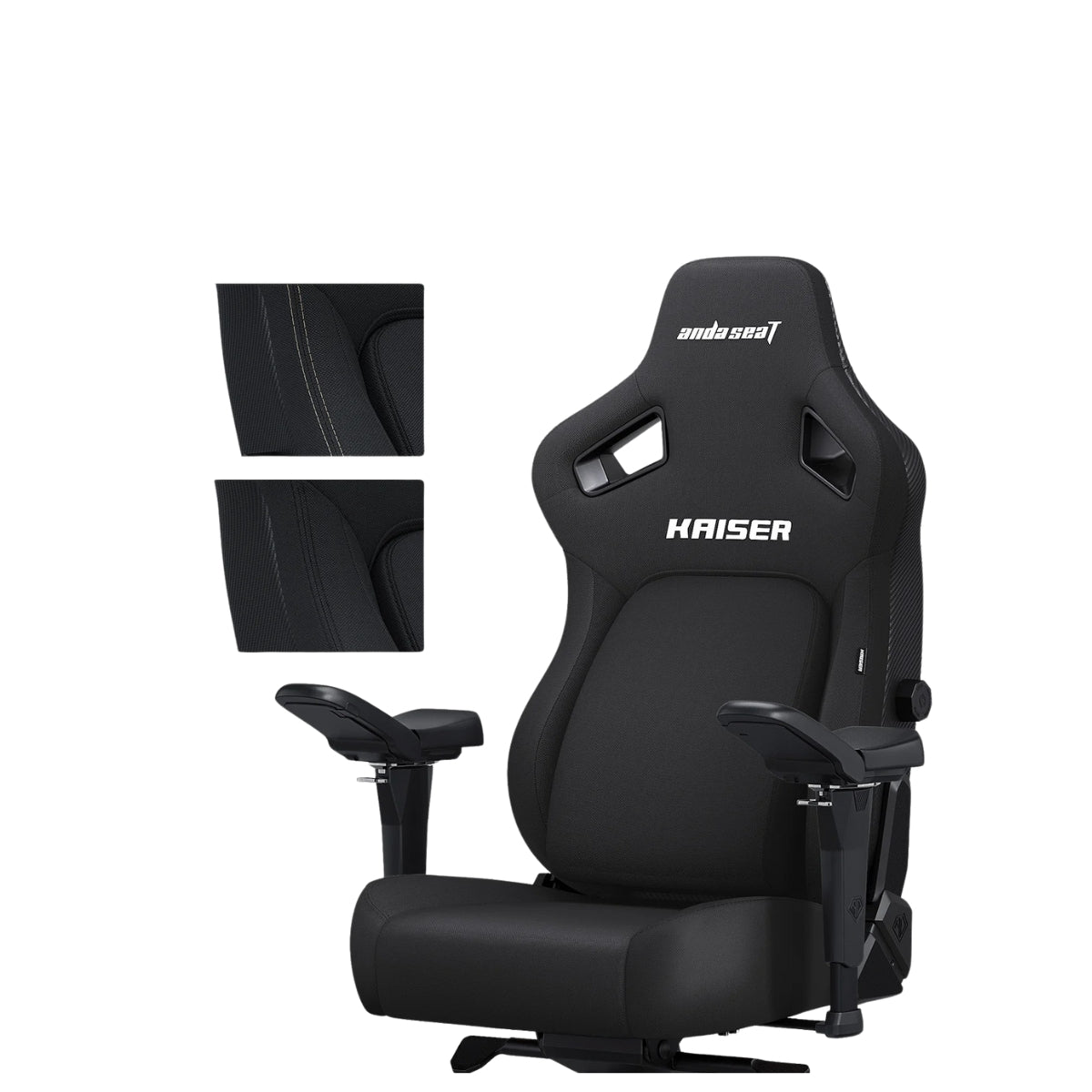 AndaSeat Kaiser 4 Series XL – Premium Gaming Chair (Linen Fabric, Carbon Black)