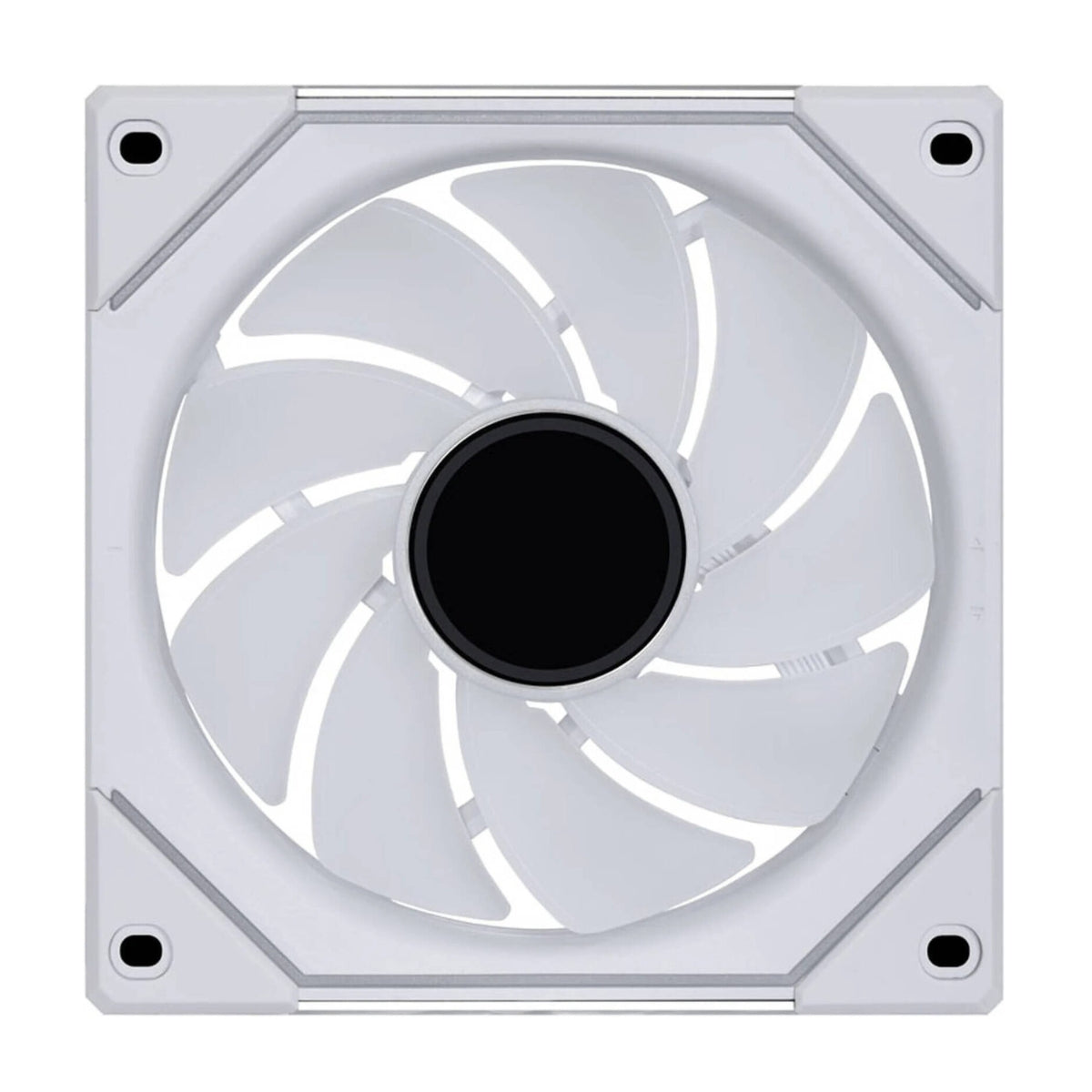 Lian-Li UNI FAN SL-INF Reverse Blade 120mm Case Fan – 2100 RPM, 63.6 CFM Airflow, Fluid Dynamic Bearing, Pack of 3 | Black / White