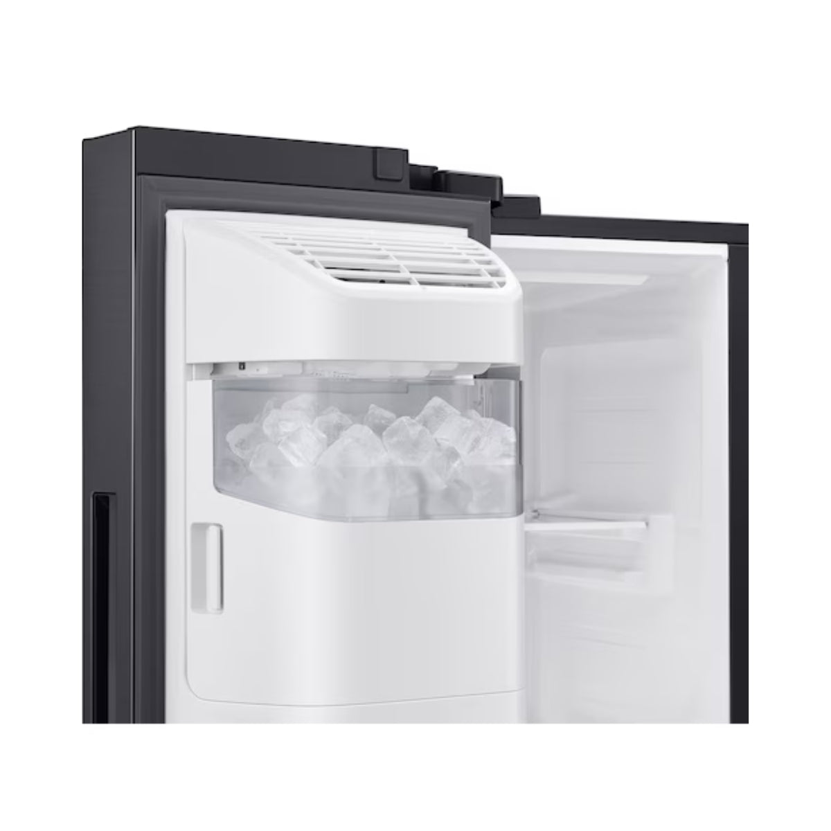 Samsung RS5000RC 660 Liters Side-by-Side Refrigerator RS64R5331B4/AE Black Color All Around Cooling with Digital Inverter Compressor, SpaceMax