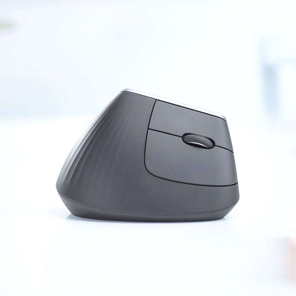 Logitech MX Vertical Advanced Ergonomic Mouse, Wired & Wireless Bluetooth Connectivity, Advanced Optical Tracking, Natural Handshake Position, Black | 910-005448 / 910-005447 (Unit with Box)