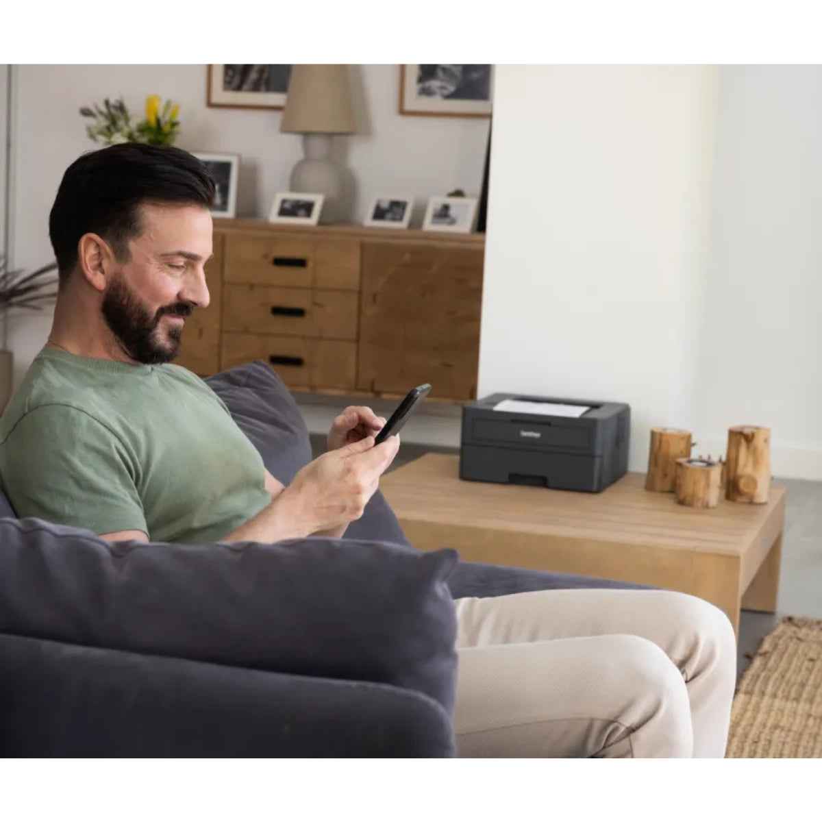 Brother HL-L2400D Compact Mono Laser Printer, Automatic Duplex Printing, Up to 30/32 ppm Print Speed, Up to 1200 x 1200 dpi Resolution, Hi-Speed USB 2.0 Connectivity, Black | HL-L2400D