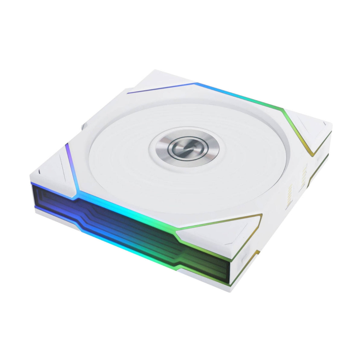 Lian-Li UNI FAN TL 120 Reverse Blade Wireless Case Fan – 2300 RPM, 83.4 CFM Airflow, FDB Bearing, Single Pack | Black / White