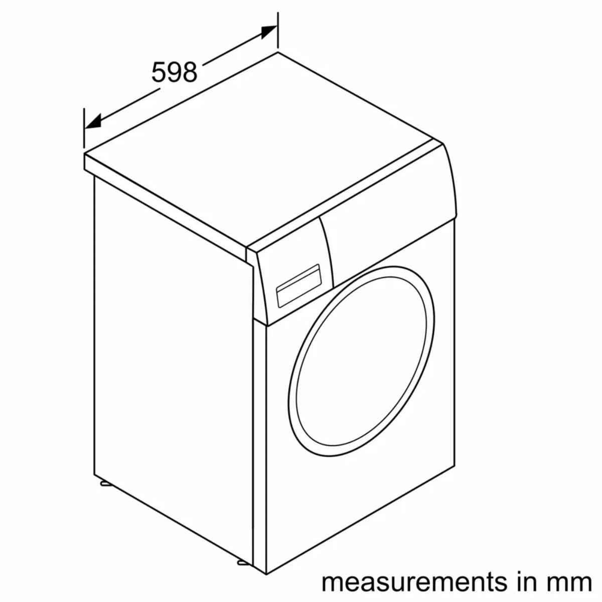 Siemens iQ300 8kg Front Load Fully Automatic Washing Machine WM14U28XGC, Capacity, iQ drive Motor, 1400 RPM Max Spin Speed, wave Drum, Speed Pack L, Silver Inox