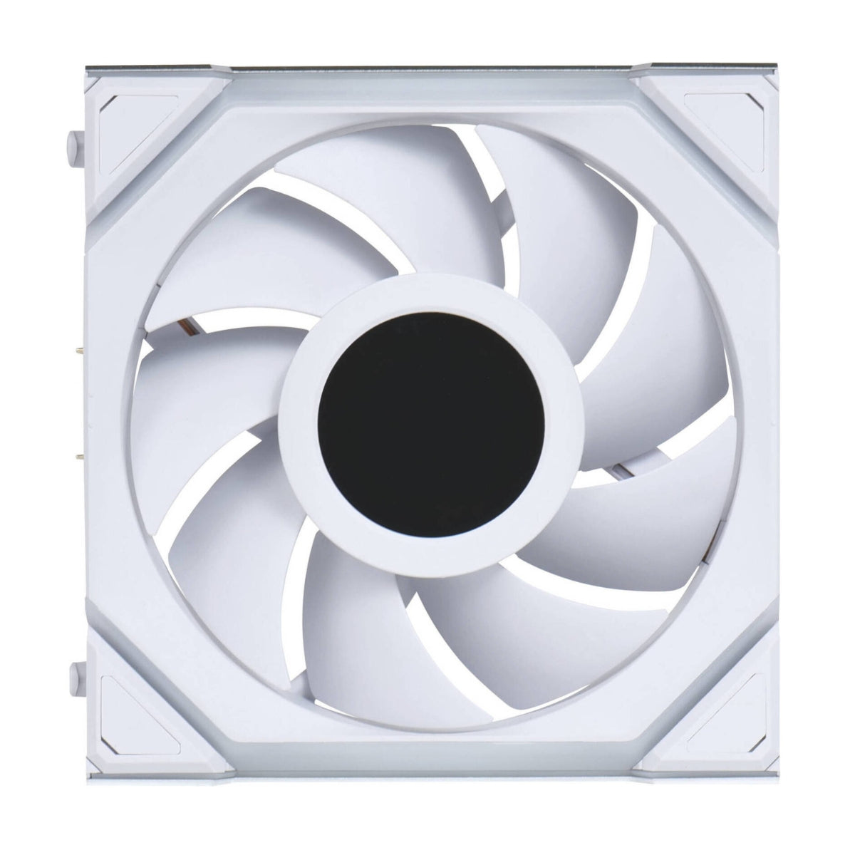 Lian-Li UNI FAN SL Wireless LCD Case Fan – 120mm, 1900 RPM, 58.08 CFM Airflow, Fluid Dynamic Bearing, Pack of 3 | Black / White
