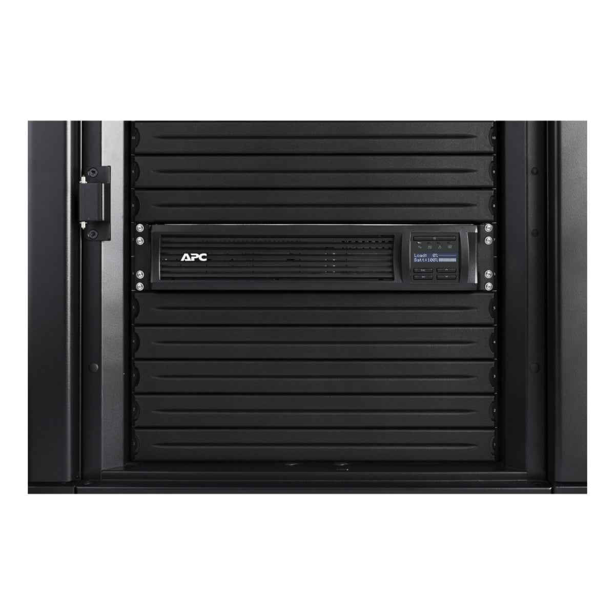 APC Smart-UPS SMT 2200VA 120V (SMT2200RM2UNC) - Line Interactive, Rackmount 2U, 6x NEMA 5-15R+2x NEMA 5-20R outlets, Network Card, AVR, LCD