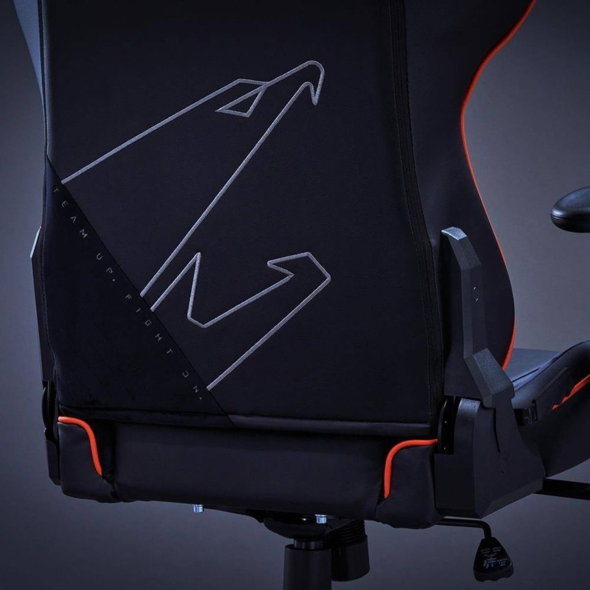 GIGABYTE AGC310 Gaming Chair | 2D Adjustable Armrest | High-Density Flexible Foam | All-Steel Frame & Base | 160° Recline | Class 4 Gas Lift | BIFMA Certified | Black & Orange