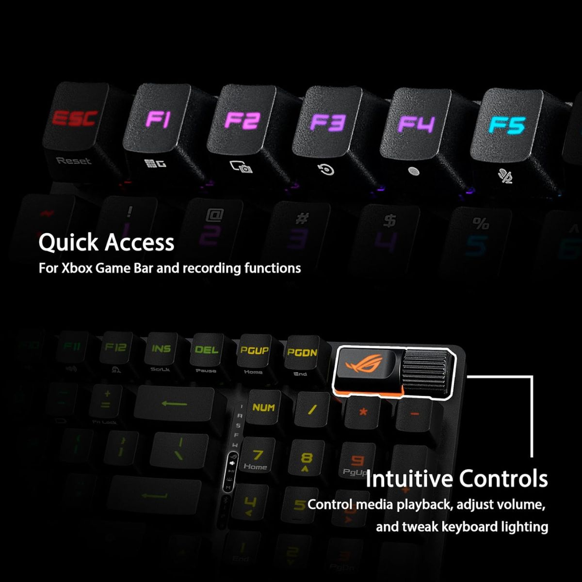 Asus ROG X901 Strix Scope II Gaming Keyboard – -96% Layout, English & English-Arabic, Tri-Mode, Hot-Swappable, RGB