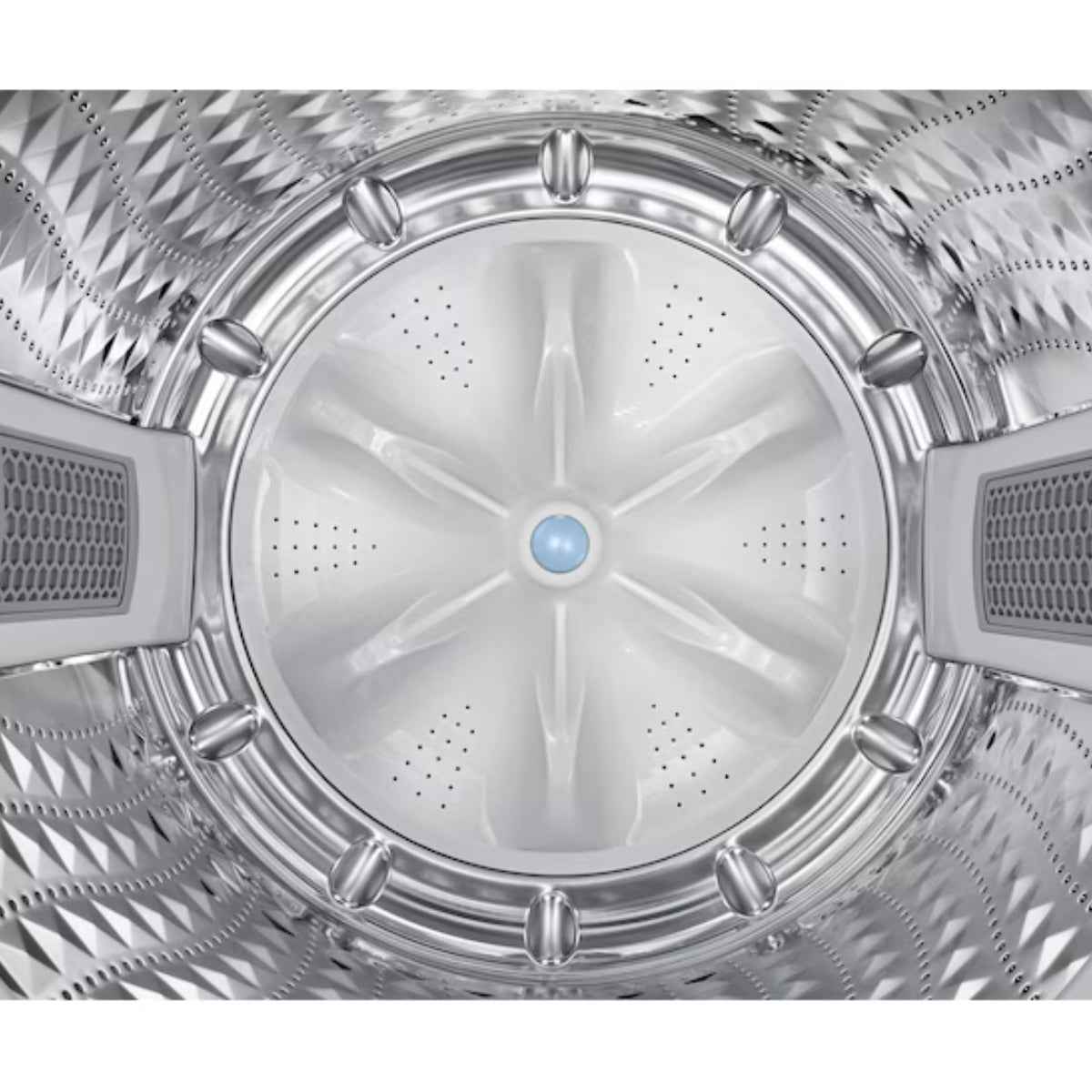 Samsung WA6000C / WA12CG6745BVGU 12kg Top-Load Washing Machine — Eco Bubble™, Digital Inverter Technology, Super Speed, Black Caviar