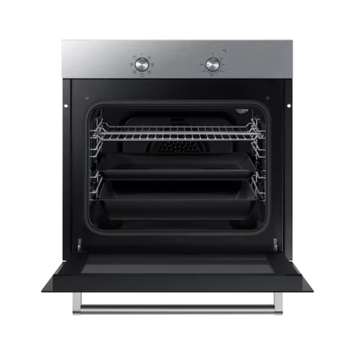 Samsung 60 Liter NV60K3110BS/SG Built In Electric Oven, color Phantom Black, Stainless Steel with Convection (Fan Assisted)