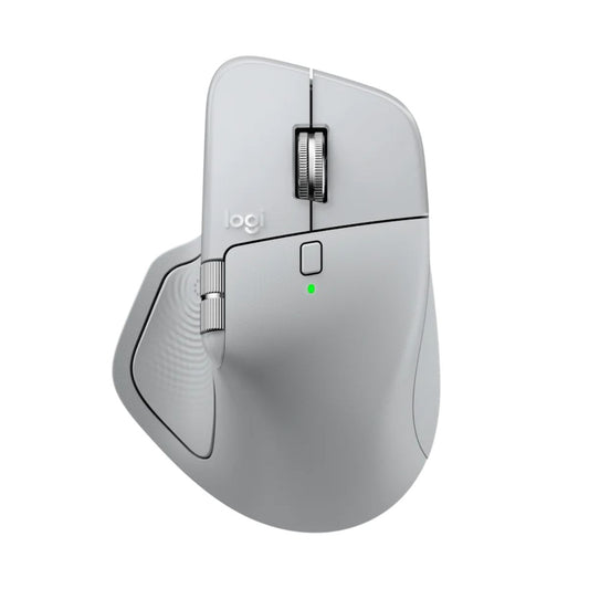 Logitech MX Master 4 Wireless Mouse – 8K DPI, Haptic Feedback, MagSpeed Scroll, Multi-Device | Graphite / Pale Gray