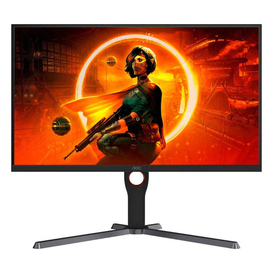 AOC Q27G3ZE  27" Gaming Monitor,QHD IPS Display, Up to 240Hz Refresh Rate, 0.5 (MPRT) Response Time, AMD FreeSync Premium Technology, 1.07b Color Display, Black