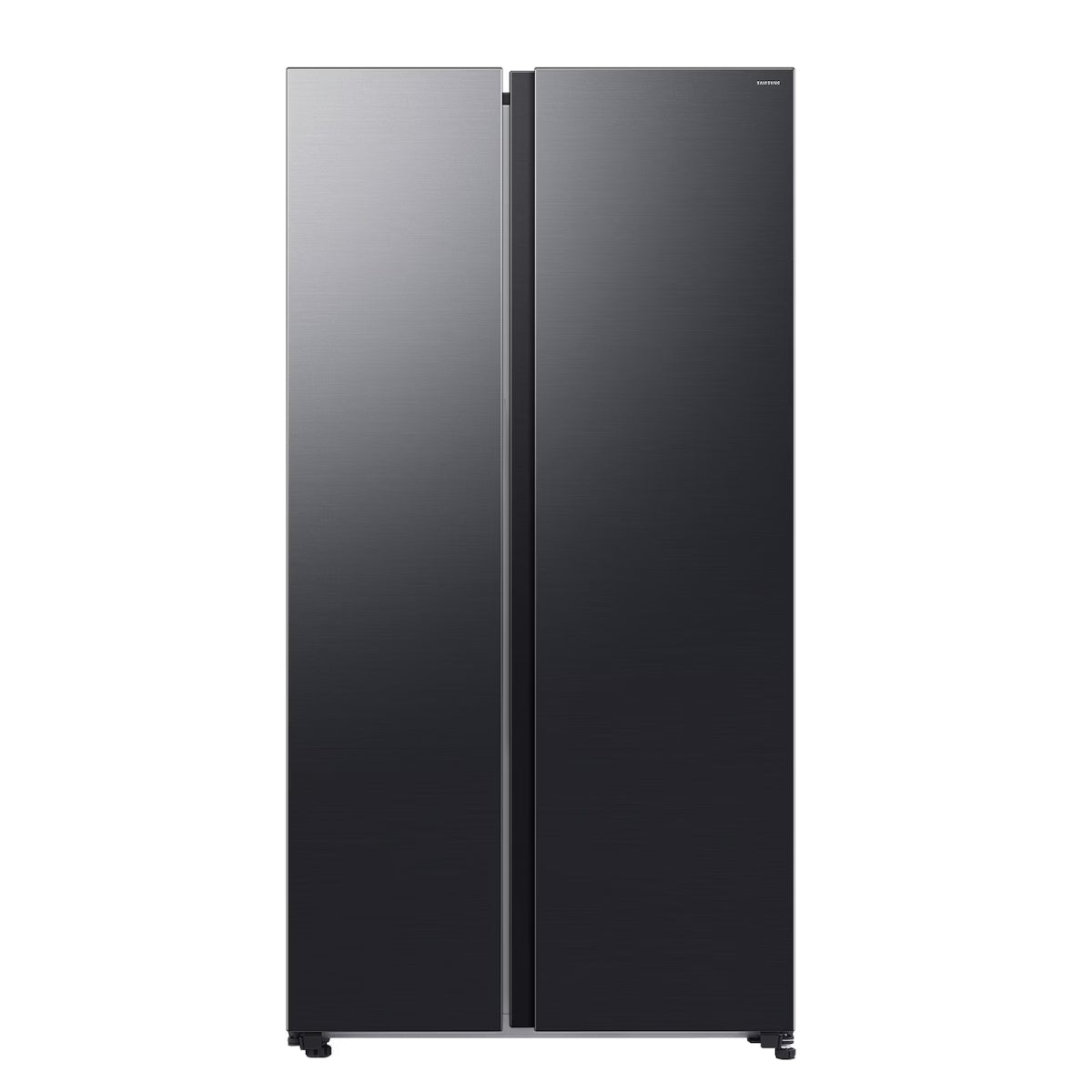 Samsung RS90F Basic 655 Liters Bespoke AI Side-by-Side Refrigerator RS70F65Q1FAE Black Doi Color with AI Energy Mode, Water Dispenser, Inox, Digital Inverter,