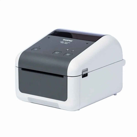 Brother TD 4420DN Label Printer, Network Connectivity, Prints Durable Labels From 19mm Up to 118mm, Black, Professional Label Printer for Business, Medium | TD-4420DN