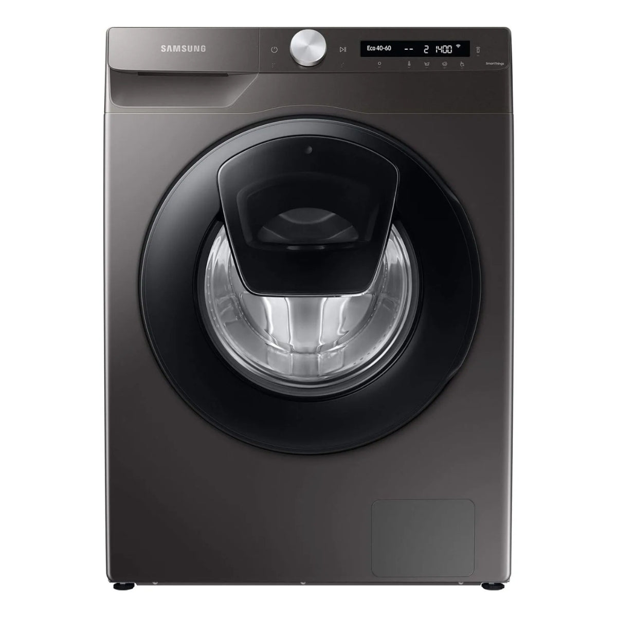 Samsung Front Load Washing Machine WW80T554DAN 8Kg, 1400 RPM, Eco bubble™, 15 Quick Wash, Color Grey (International Version)