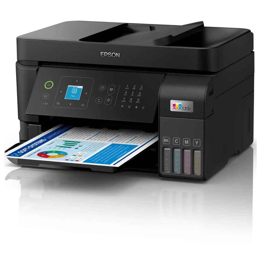 Epson EcoTank L5590 Office ink tank printer, High-speed A4 color 4-in-1 printer with ADF, Wi-Fi Direct and Ethernet, with SmartApp connectivity - C11CK57405