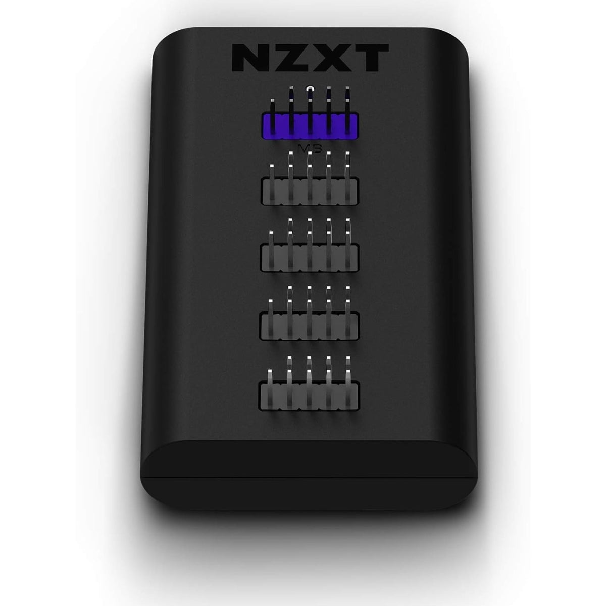 NZXT Internal USB Hub Gen 3 AC-IUSBH-M3 Additional 4 USB 2.0 Devices Magnets, 3M Dual Lock 5V DC internal Connector Black