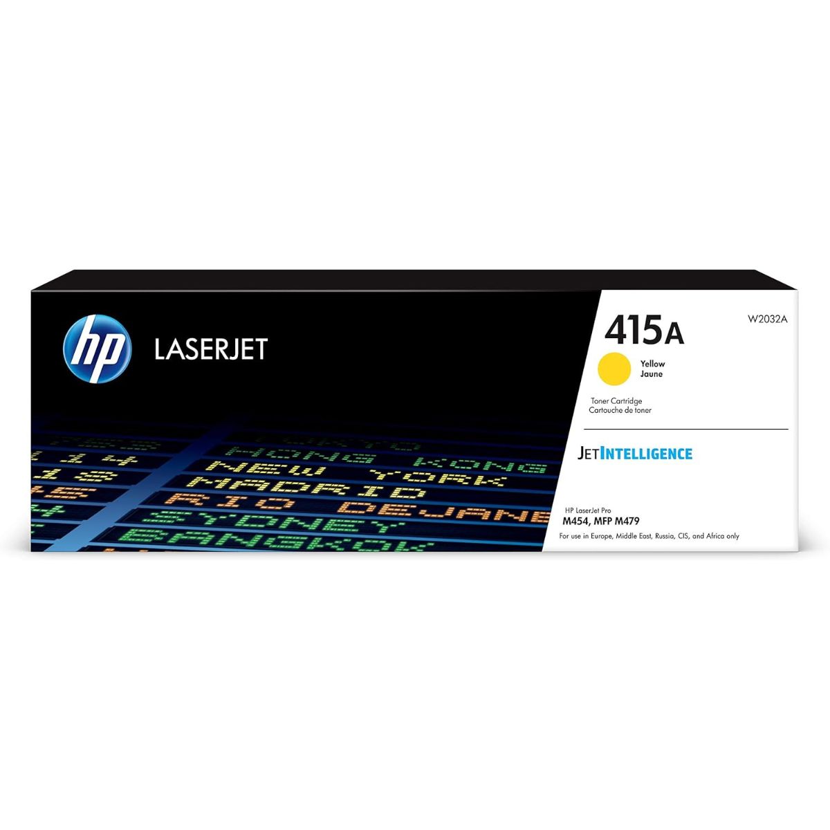 HP 415A Original LaserJet Toner Cartridge — Black, Cyan, Magenta & Yellow Approx. 2,400 Pages