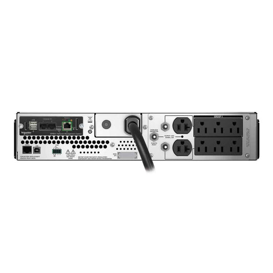 APC Smart-UPS SMT 2200VA 120V (SMT2200RM2UNC) - Line Interactive, Rackmount 2U, 6x NEMA 5-15R+2x NEMA 5-20R outlets, Network Card, AVR, LCD