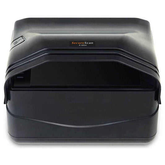 Plustek SecureScan X Mini Passport Reader MRTD Scanner with CMOS Sensor, 1 Second Scan Speed, USB Powered, Supports IDs and Passports, USB 2.0, Black | SecureScan-X-Mini