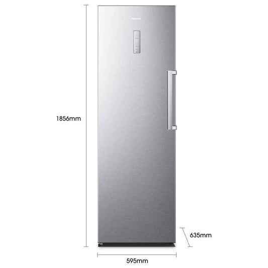 Hisense 356L (Gross) Upright Freezer – FV356N4ASU, No Frost & Digital Display