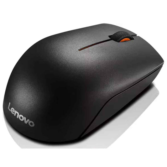 Lenovo 300 Wireless Compact Mouse, 2.4 GHz RF Wireless Connection, 1,000dpi Laser Sensor, 3 Buttons, 32' / 10m Wireless Range, Single AA Battery, Black | GX30K79402