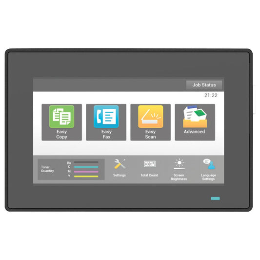 Sharp MX-C358F Multifunction Printer, 4.3" Colour LCD Touchscreen, 1200 x 1200 DPI Resolution, 33 Colour, 33 B/W PPM Print Speed, Max 2001 Sheets Paper Capacity, Gray | MX-C358F