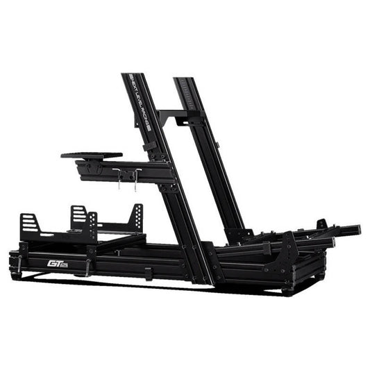 Next Level Racing GT Elite Racing Simulator Cockpit, Wheel Plate Edition, Premium Anodized Aluminum, Rigid & Highly Adjustable Mounting Supports, Dedicated GT Cockpit, Black | NLR-E022