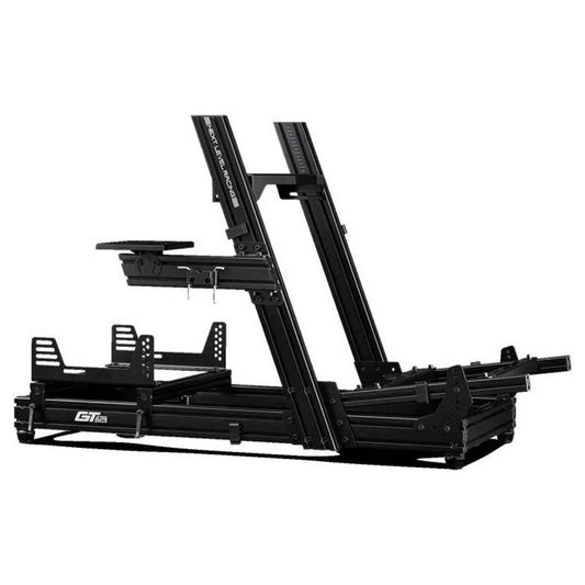 Next Level Racing GT Elite Racing Simulator Cockpit, Wheel Plate Edition, Premium Anodized Aluminum, Rigid & Highly Adjustable Mounting Supports, Dedicated GT Cockpit, Black | NLR-E022