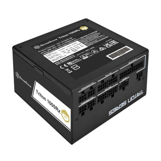 SilverStone Triton 1000Rz Full Modular Power Supply, 1000W Power, Cybenetics Gold, Single 120mm FDB Fan, Active PFC, Japanese Electrolytic Capacitors, ATX Form Factor, White