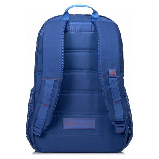 HP 15.6" Active Backpack, Water-Resistant Laptop Backpack, Marine Blue / Coral Red | 1MR61AA#ABB