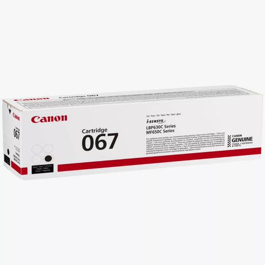 Canon 067 Black Original Toner Cartridge – Sharp Black Printing, Reliable Canon Performance
