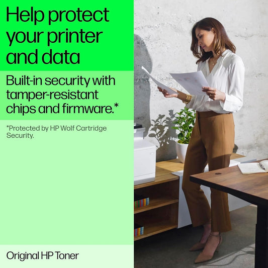 HP 201A Black Original LaserJet Toner Cartridge – CF400A, Sharp Black Printing, Reliable HP Performance