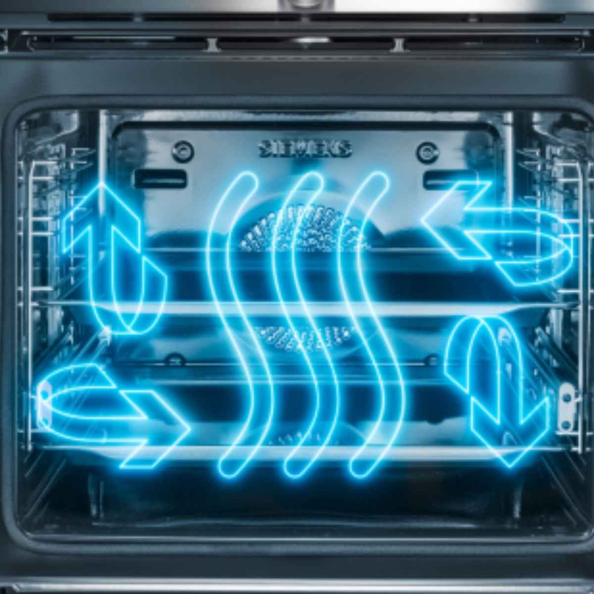 Siemens iQ500 Built-in Electric Oven HI257JYB0M with added steam function - 60 x 60 cm - Black