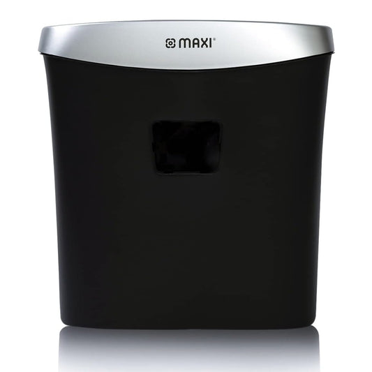 Maxi Paper Shredder CrossCut DM060C – High Security Cross-Cut, 6-Sheet Capacity, 14L Bin, Compact Office & Home Use, Black