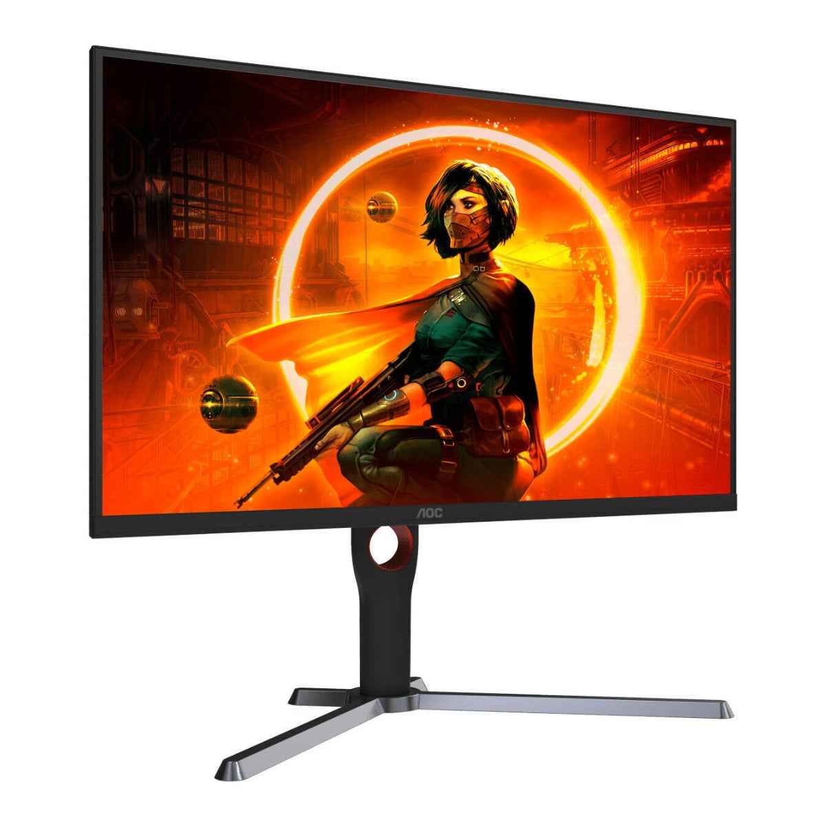 AOC Q27G3ZE  27" Gaming Monitor,QHD IPS Display, Up to 240Hz Refresh Rate, 0.5 (MPRT) Response Time, AMD FreeSync Premium Technology, 1.07b Color Display, Black