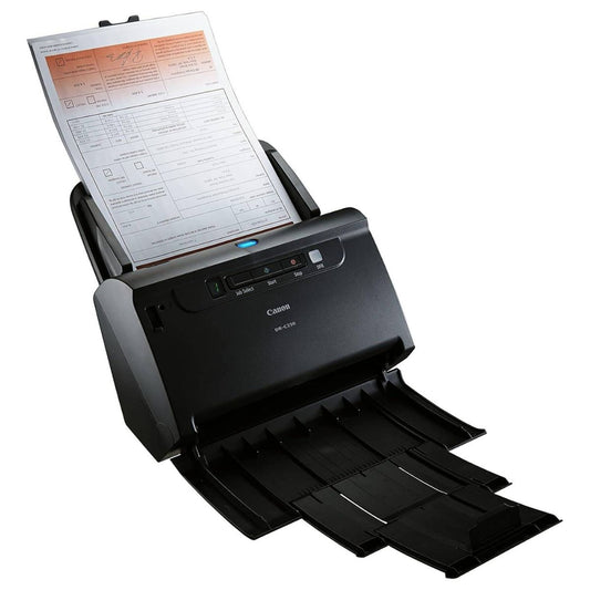 Canon imageFORMULA DR-C230 A4 Office Document Scanner, CMOS CIS 1 Line Sensor, 30ppm/60 ipm Scanning Speed, 600dpi Resolution, USB 2.0, 9.1" x 10" x 11.5", 3500 Scans/day, USB 2.0, Black | 2646C003AA