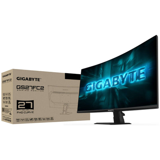 Gigabyte GS27FC2 27" Gaming Monitor – FHD, 240Hz, 1ms (GTG), VA 1500R Curved, Adaptive Sync, HDR10 (Black)
