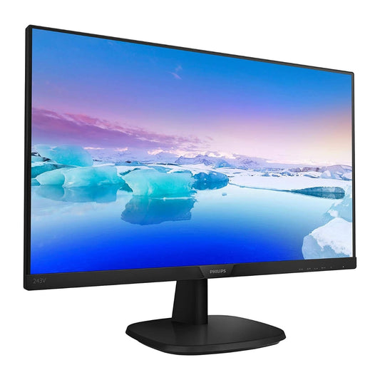 Philips 24 Inch Frameless Full HD Monitor, Resolution 1920x1080, 75Hz, Aspect Ratio 16:9, Edge-to-Edge IPS, HDMI/DisplayPort/VGA, Audio in/Out, Built-in Speakers