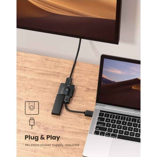 UGREEN CM217 2-in-1 HDMI Switch | Bi-Directional HDMI Splitter | 4K HDR 3D | HDCP Compatible | 50966