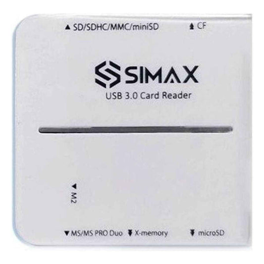 Simax All in 1 Card Reader, Up to 5Gbps Transfer Rate, Backwards Compatible with USB 2.0/1.1, USB 3.0 Interface | SX-CRWAI1-U3
