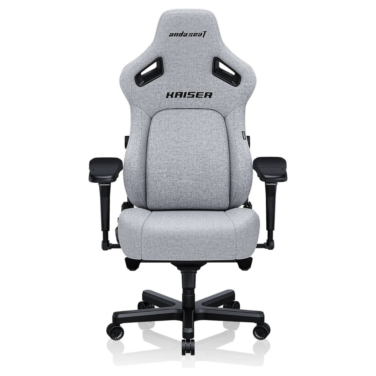AndaSeat Kaiser 4 Series XL – Premium Gaming Chair (Linen Fabric, Grey)