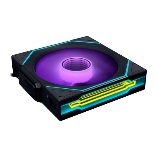 Lian-Li UNI FAN SL-INF Wireless 120mm Case Fan – 2300 RPM, 67 CFM Airflow, FDB Bearing, Single Pack, Black | 12SLIN1W1B