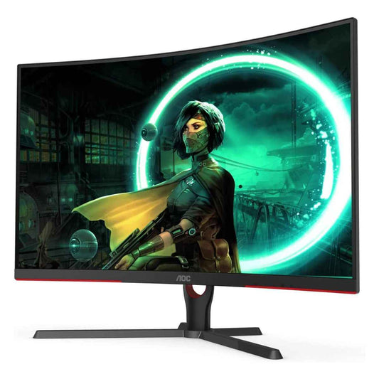 AOC CQ32G3SE 31.5" Curved QHD Gaming Monitor – 165Hz, 1ms MPRT, FreeSync Premium, 1000R VA Panel