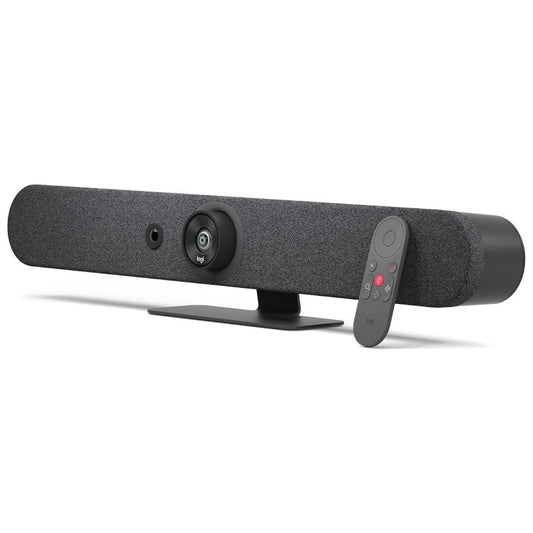 Logitech Rally Bar Mini All-in-One Video Conferencing System | 4K PTZ Camera | AI Viewfinder | Medium Meeting Rooms | Graphite | 960-001340 / 960-001339