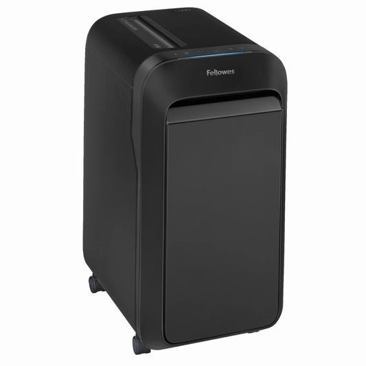 Fellowes Powershred LX221 Micro-Cut Office Shredder | 20 Sheet Capacity | P-5 Security Level | 30 Minute Continuous Run Time | 30L Pull-Out Bin | Black | AMS24651