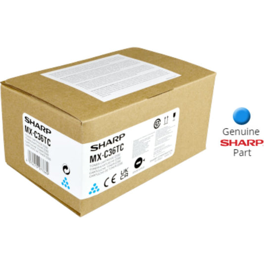 Sharp MX-C36T Original Toner Cartridge, Black, Cyan, Magenta, Yellow