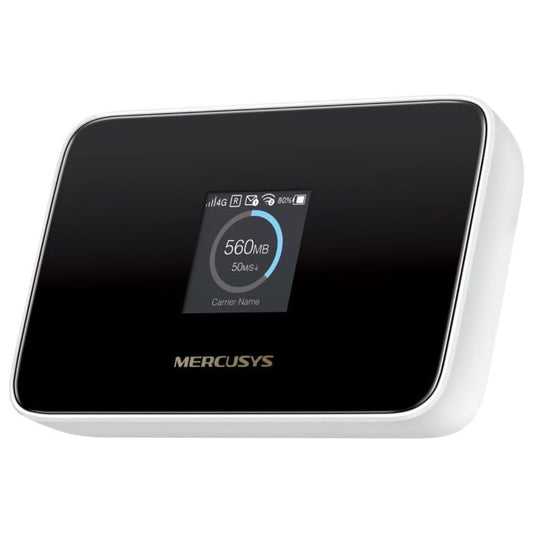 MERCUSYS MT115 4G LTE Mobile Wi-Fi Router | AX300 Wi-Fi 6 | 150 Mbps Cat 4 | 2400 mAh Battery | Nano SIM | 10 Devices