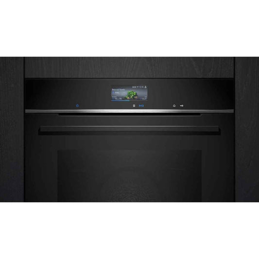 Siemens iQ700 60cm Home Connect Built-In Electric Oven – 71L, Fan-Assisted Cooking, German Engineered (Model: HB776GKB1M)