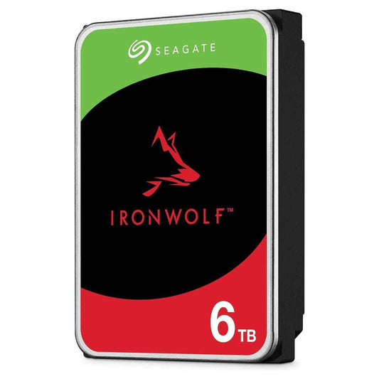 Seagate IronWolf 6TB NAS Internal HDD – 3.5" SATA 6Gb/s, 5400 RPM, 256MB Cache | ST6000VN006