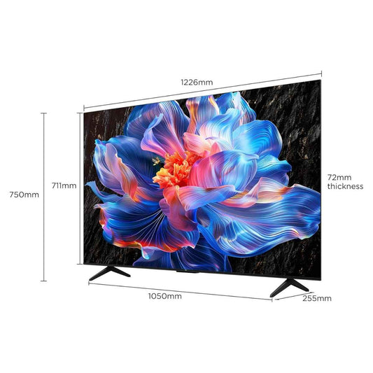 TCL 65-Inch LED 4K UHD Smart TV – Google TV, HDR10, AiPQ Processor, Dolby Audio, MEMC, HDMI 2.1, Bluetooth 5.2, WiFi 5, Bezel-less Design | 65P6K (2025 Model)